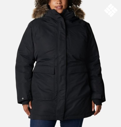 Columbia Little Si Omni-Heat Infinity Insulated Parka Jakker Dame Svarte | Plus Size 43617Y